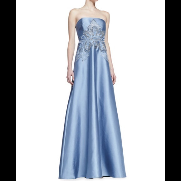 Badgley Mischka deco-bodice ball gown SUZE 10 NEW